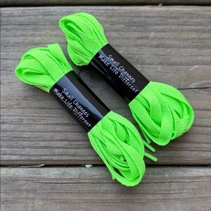 NWT (2) Neon Green Shoe Laces 72” Replacement Laces